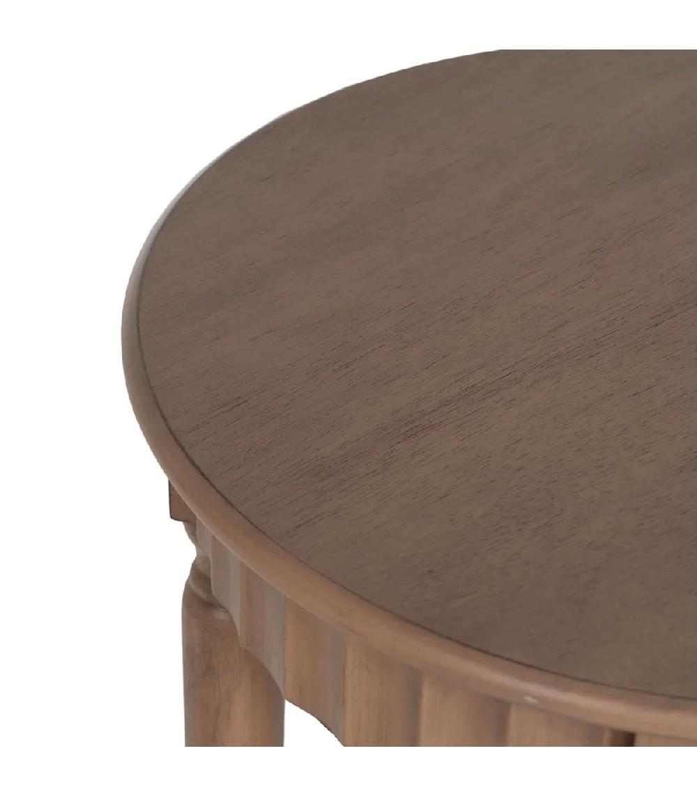 Wadiga Table D'appoint Marron En Bois 40x40x66cm