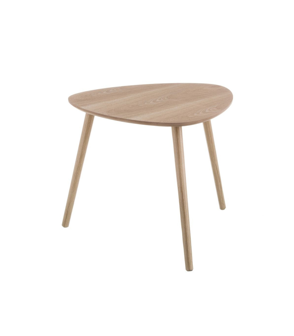 wadiga Table d'Appoint Trépied Bois MDF