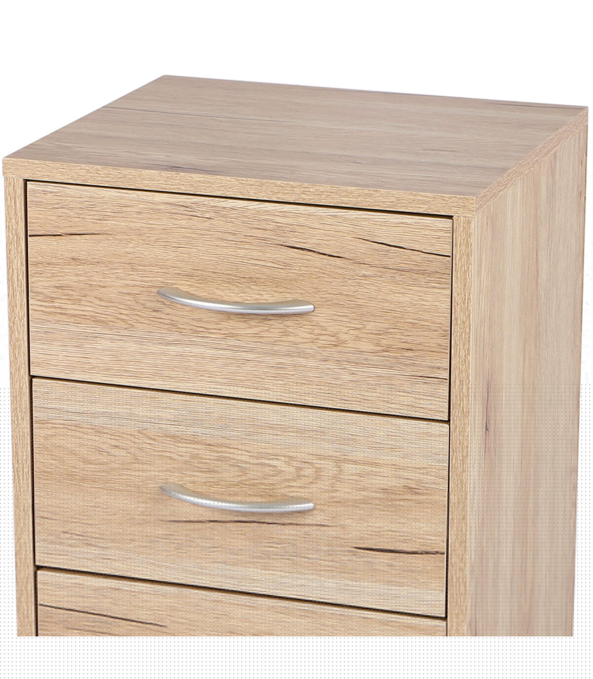 Wadiga Table De Chevet Bois 3 Tiroirs - 38x34x60cm