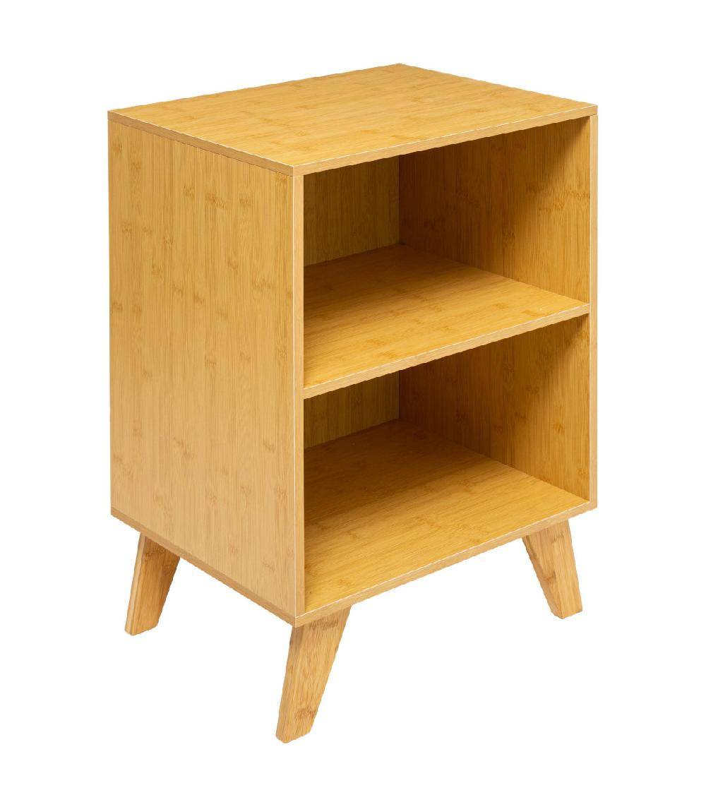 wadiga Table de chevet bois - 45x35x70cm