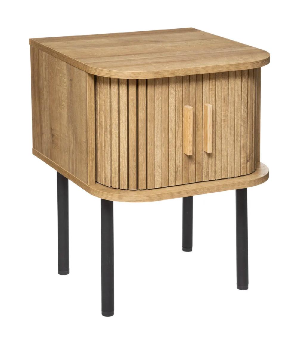 wadiga Table de chevet en bois 40x40x53cm