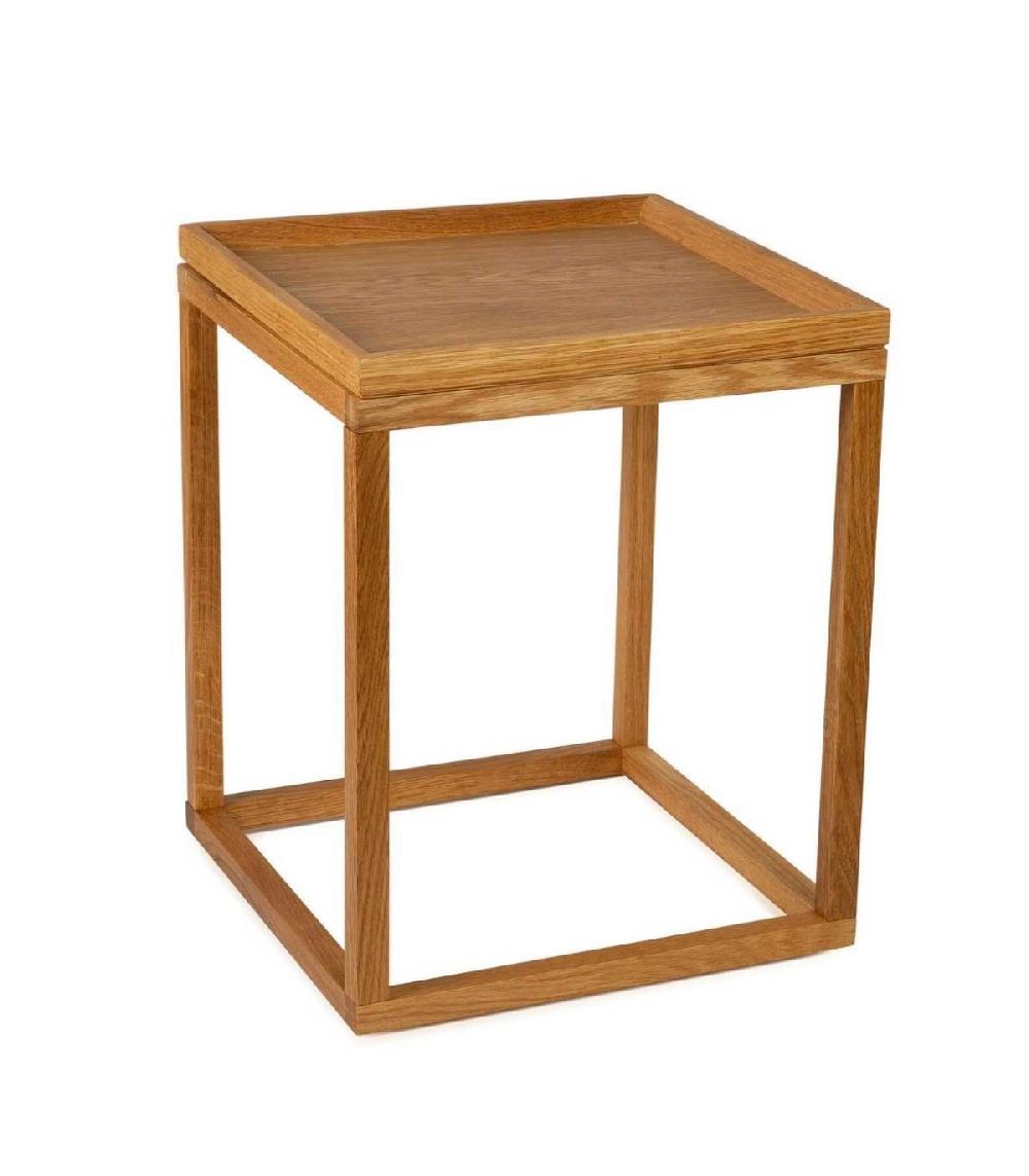 wadiga Table de Chevet / Table d'Appoint en Chêne