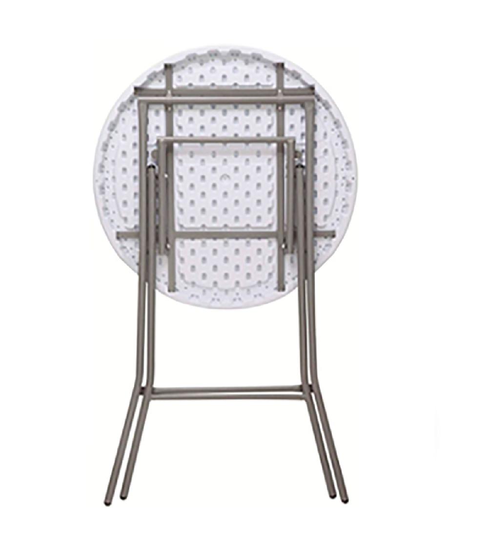 Wadiga Table De Cocktail Pliable 80x80x110cm