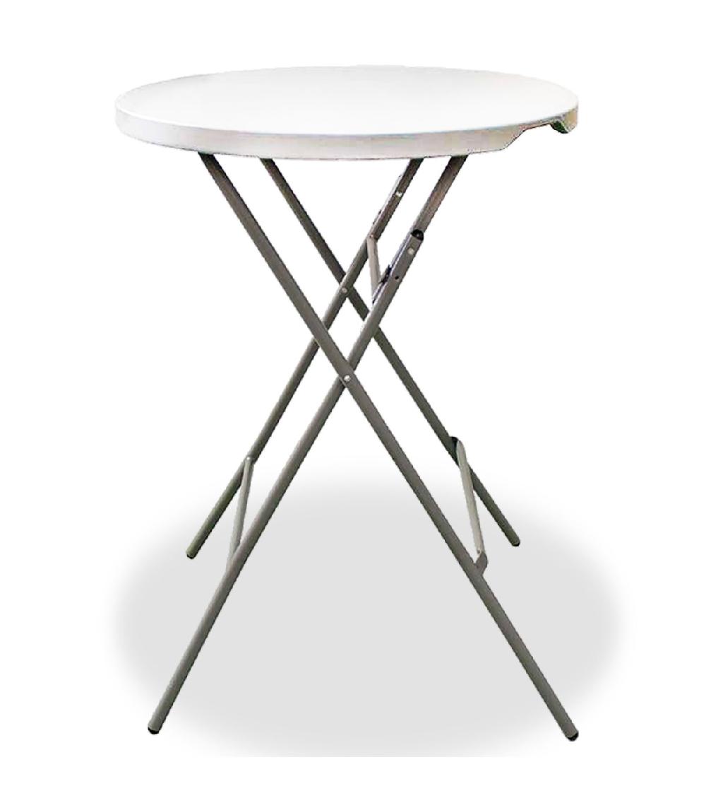 wadiga Table de cocktail pliable 80x80x110cm