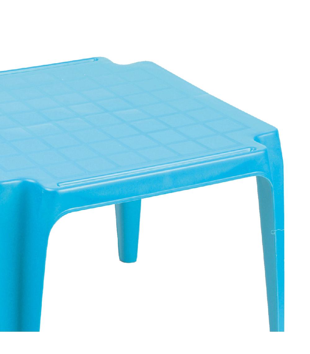 Wadiga Table De Jardin Pour Enfant Plastique Bleu