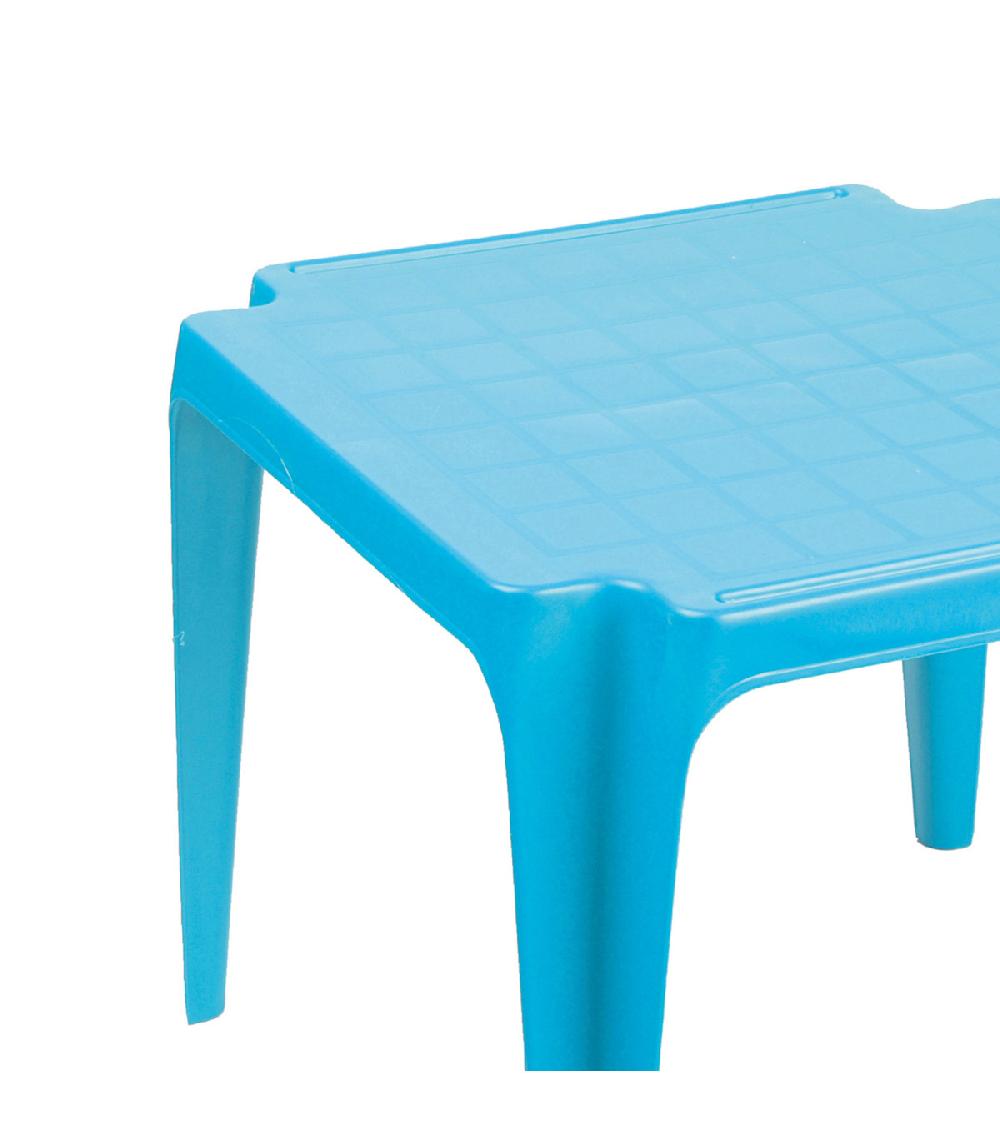 Wadiga Table De Jardin Pour Enfant Plastique Bleu