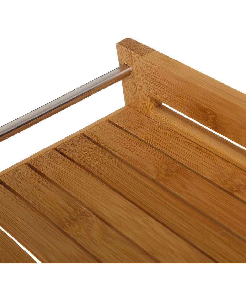 Wadiga Table Roulante Bambou Desserte