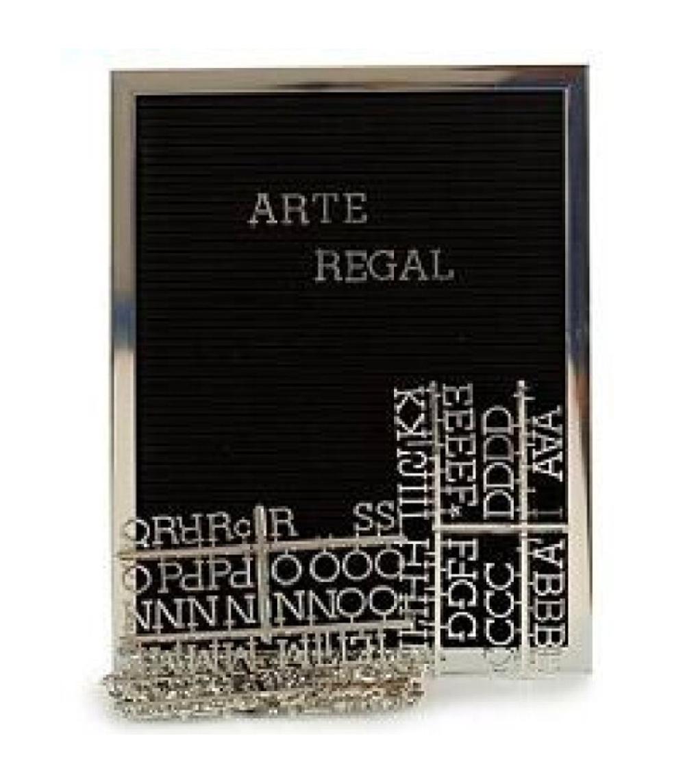 Wadiga Tableau à Lettres Noir Et Argenté