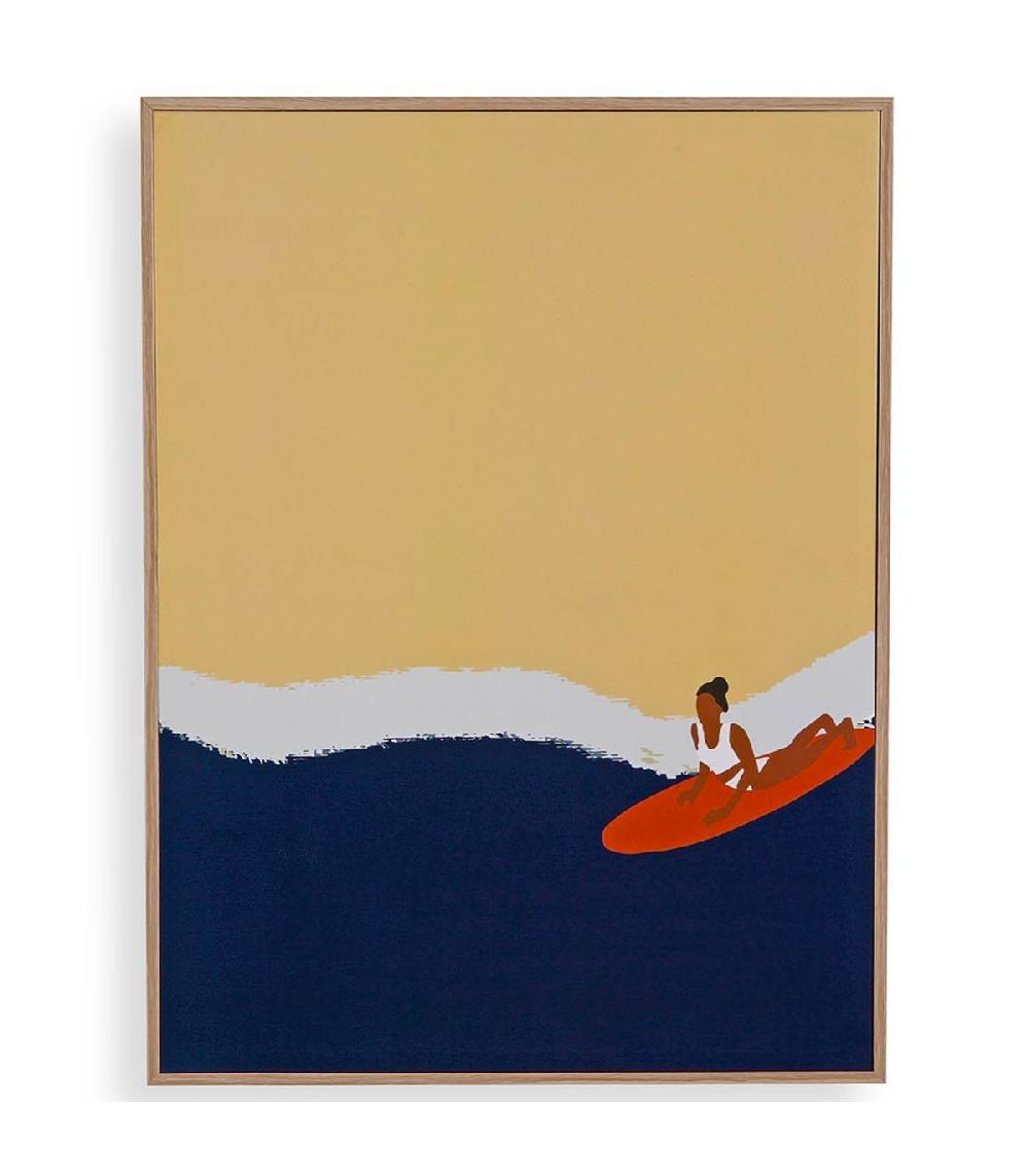 wadiga Tableau affiche surf 30x40cm