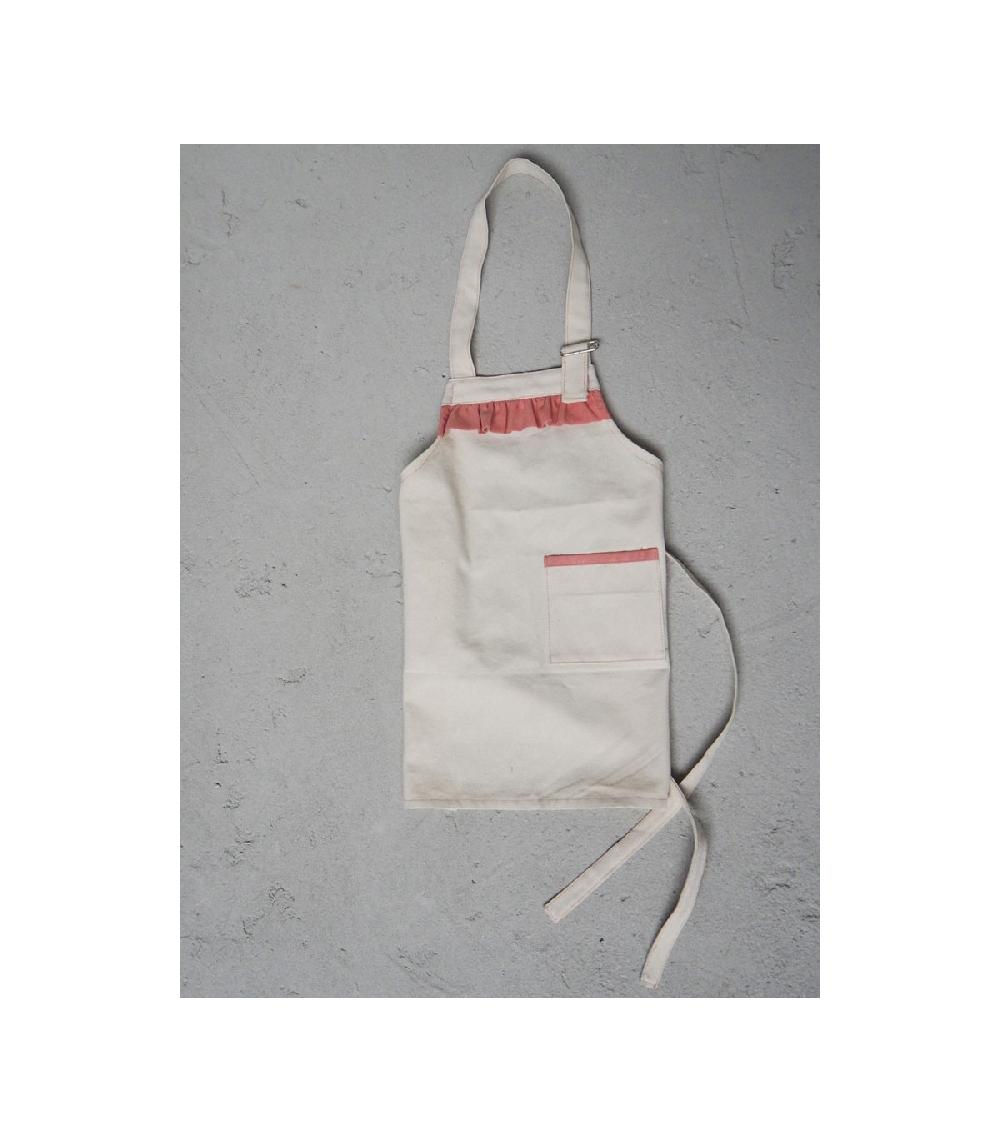 Wadiga Tablier Enfant Fille Volant Rose