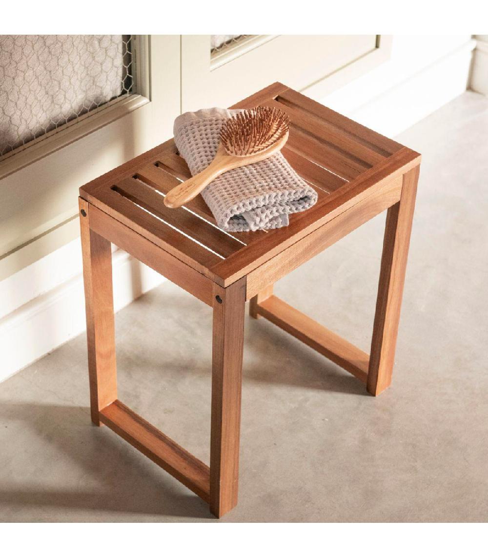 Wadiga Tabouret Acacia 40x28x45cm