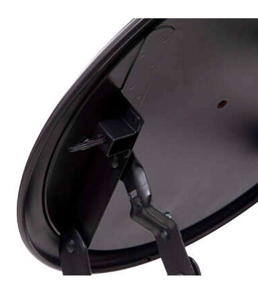 Wadiga Tabouret D'appoint Pliable Noir 30x30x45cm