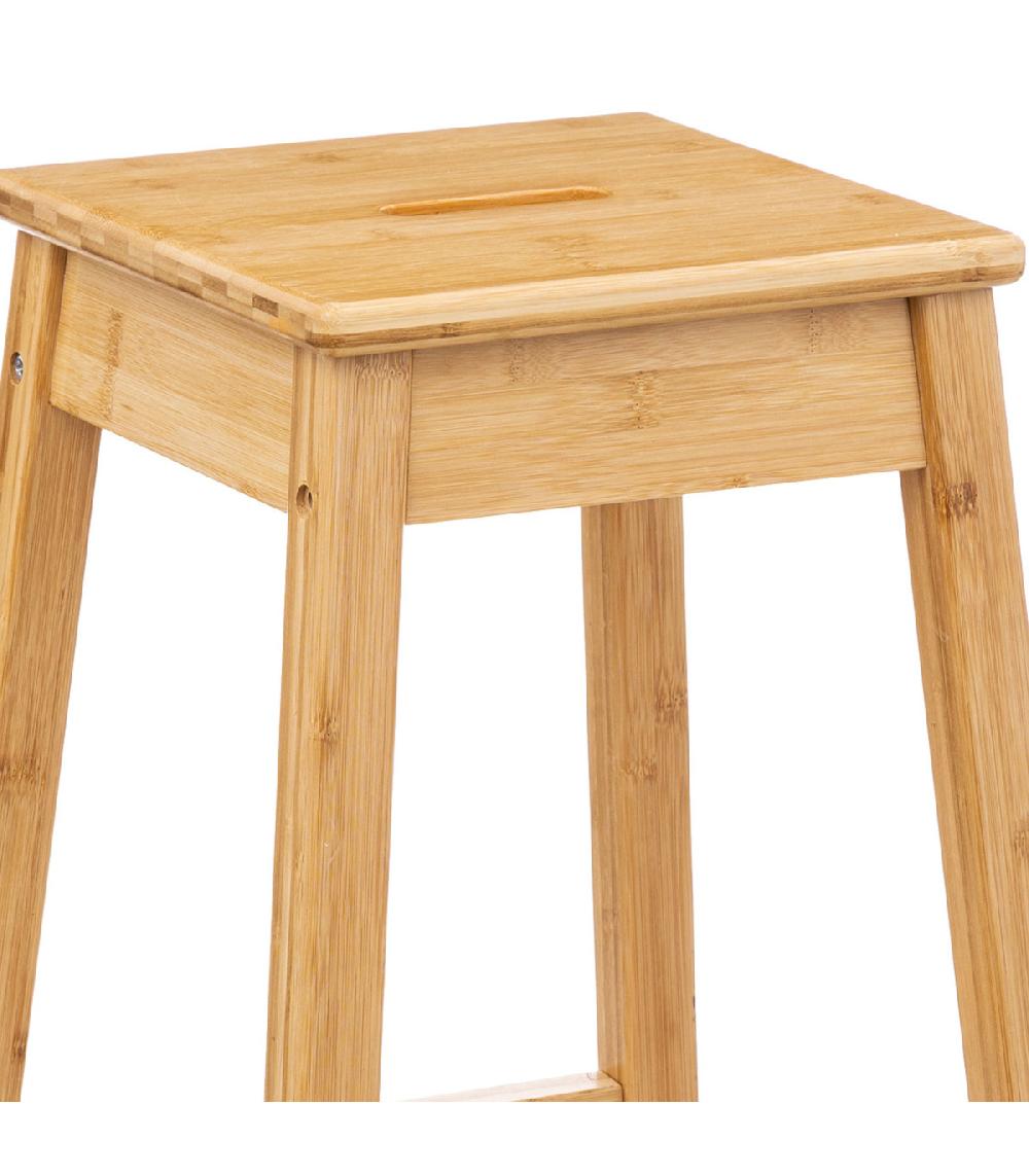 Wadiga Tabouret De Bar En Bambou - H75cm
