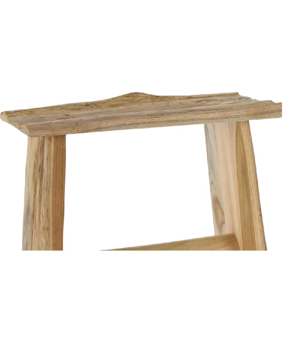 Wadiga Tabouret Rustique En Teck