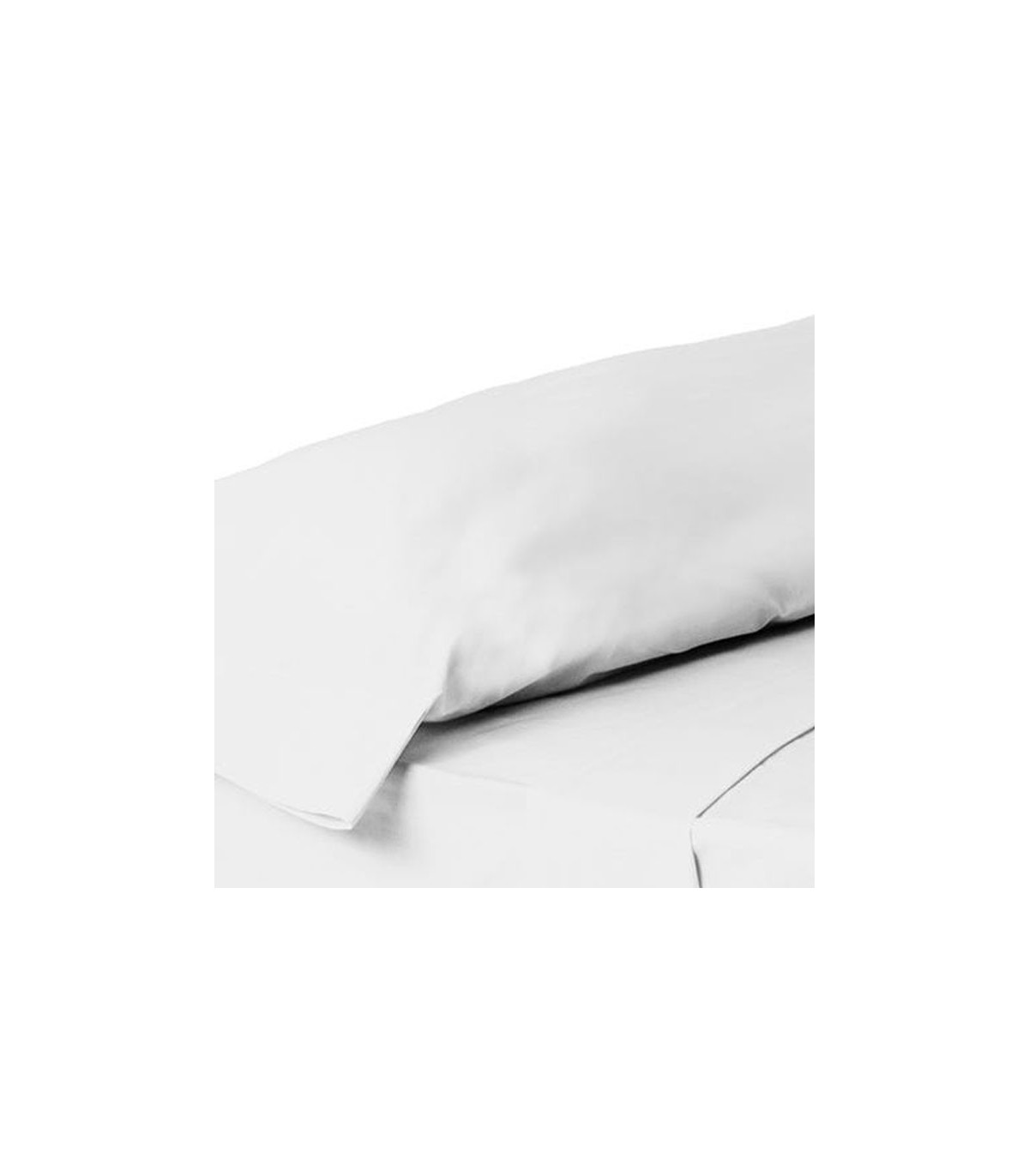 wadiga Taie de traversin blanc - 45x110cm
