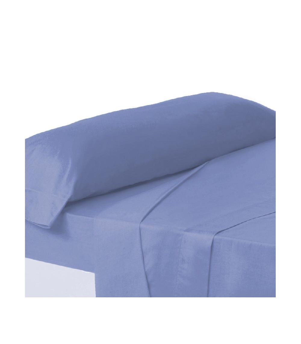 wadiga Taie de traversin bleu - 45x110cm