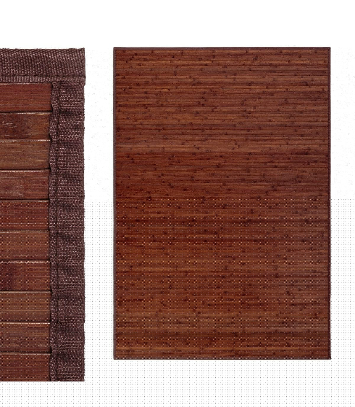 Wadiga Tapis Bambou Couleur Noyer - 140x200cm