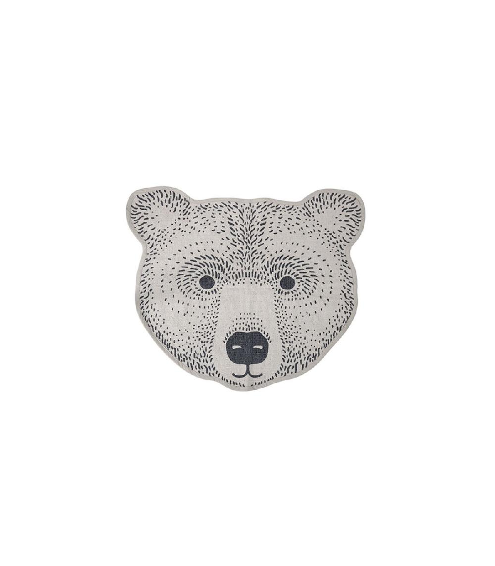 wadiga Tapis Chambre Enfant Ours Coton