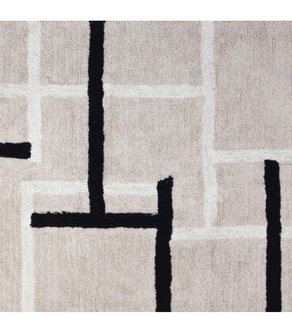 Wadiga Tapis Coton Design Stripes - 120x180cm
