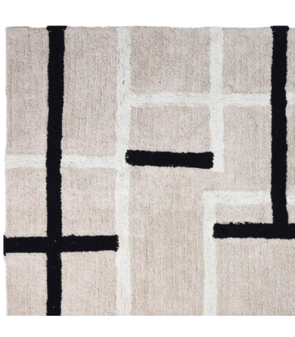 Wadiga Tapis Coton Design Stripes - 120x180cm