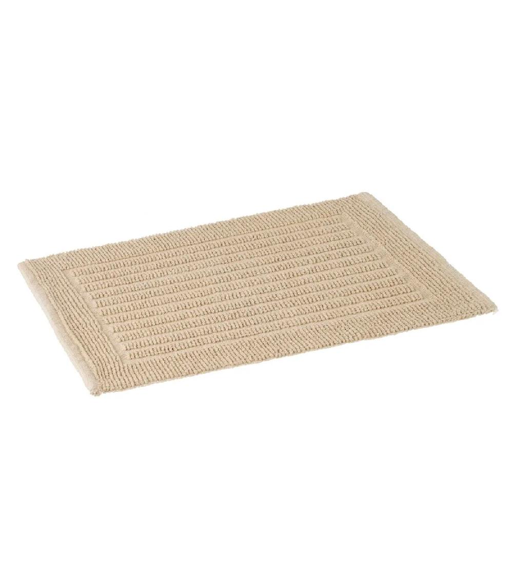 wadiga Tapis de bain 100% coton beige 60x40cm