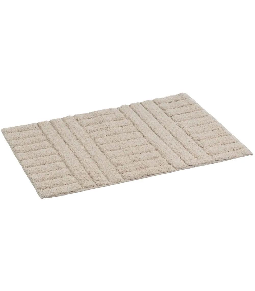 Wadiga Tapis De Bain 100% Coton Beige 70x45cm