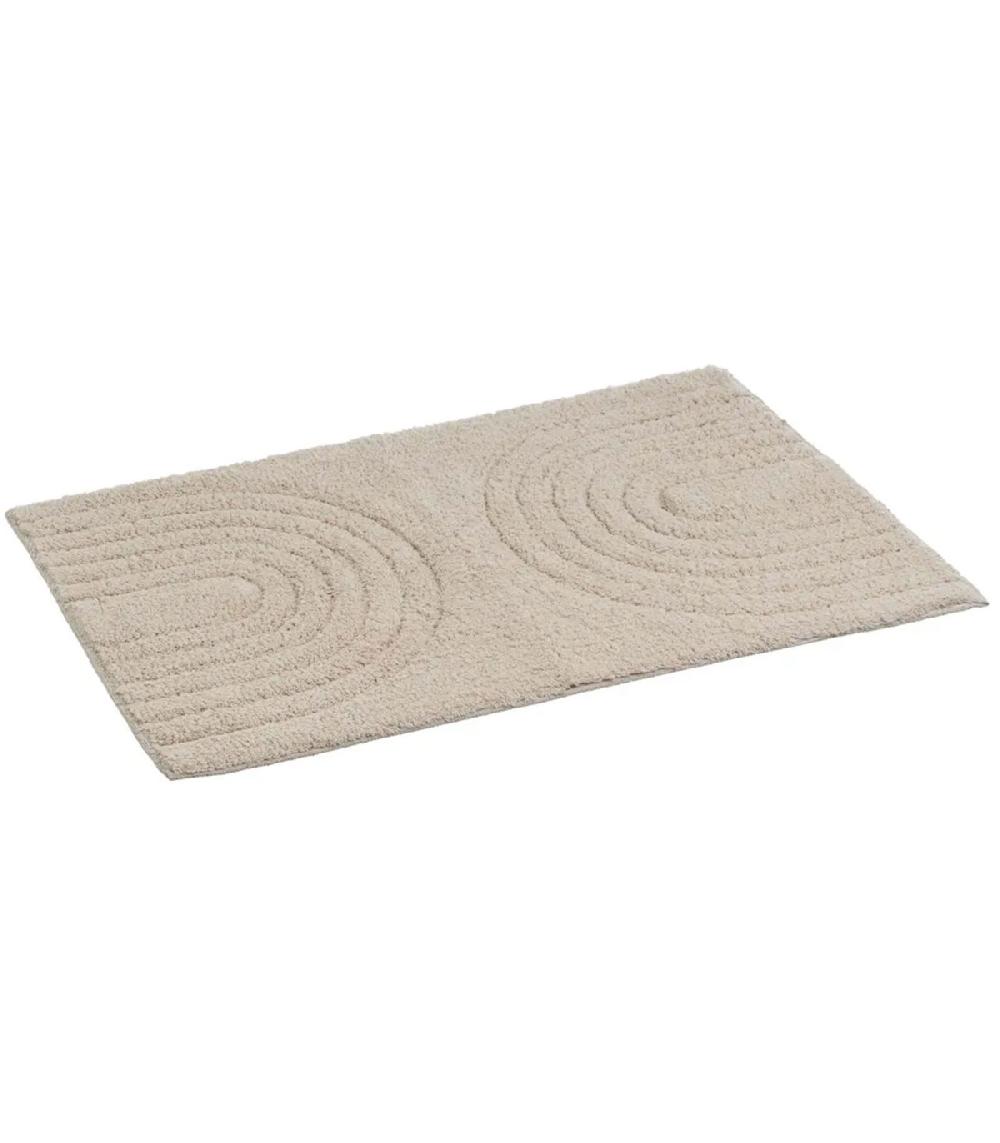 wadiga Tapis de bain 100% coton beige 70x45cm