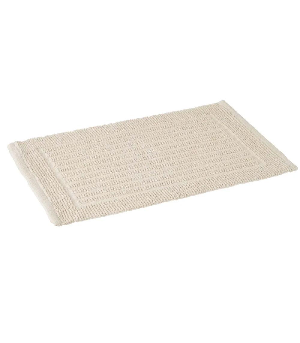 wadiga Tapis de bain 100% coton blanc 60x40cm