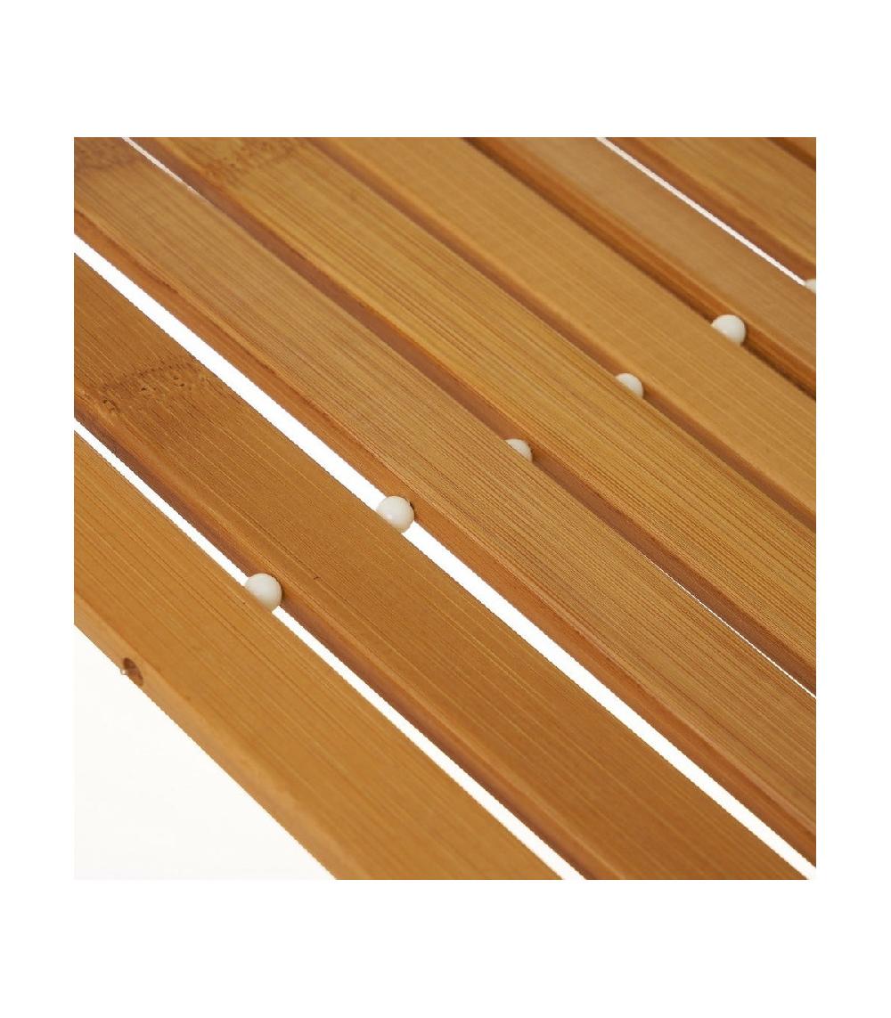 Wadiga Tapis De Bain Caillebotis Bambou - 40x60cm