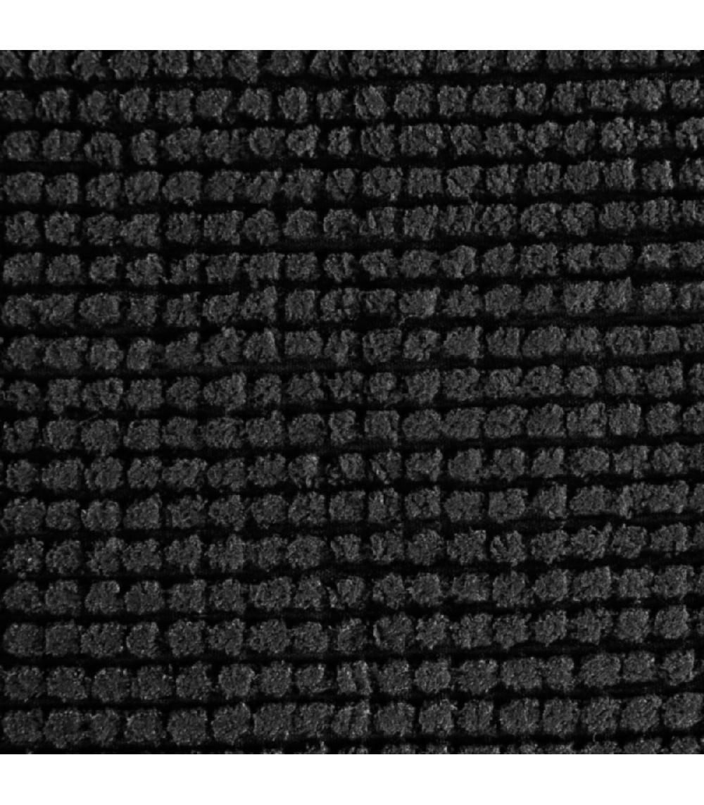 Wadiga Tapis De Bain Chenille Noir - 50x80cm