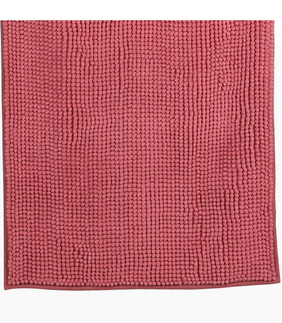 Wadiga Tapis De Bain Chenille Rose 50x80cm
