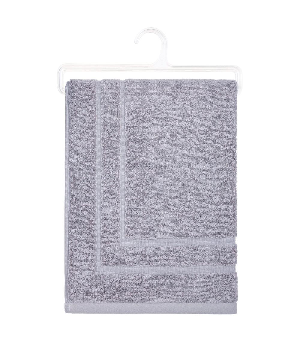 Wadiga Tapis De Bain Coton Gris 50x70cm