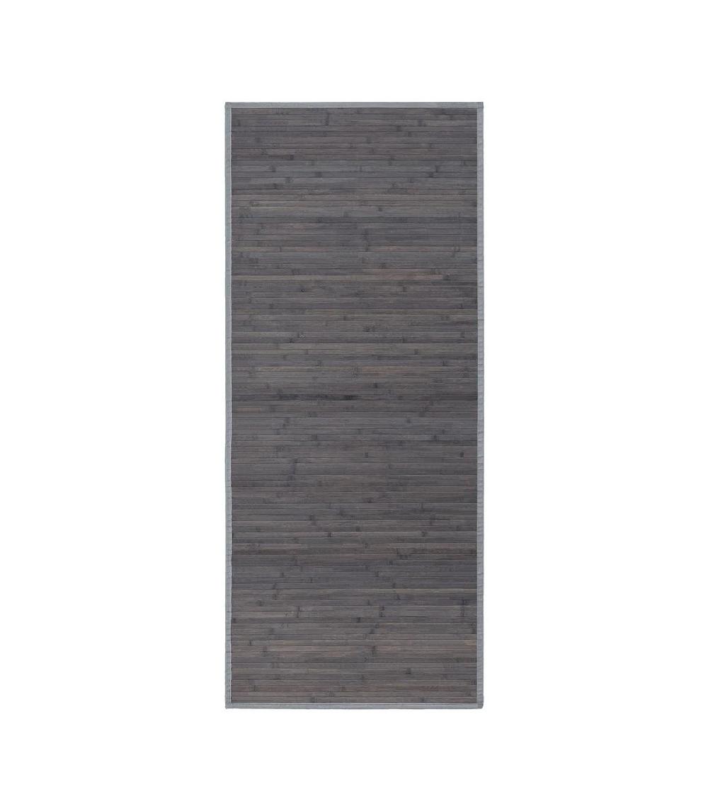 wadiga Tapis de Couloir Bambou Gris - 75x175cm