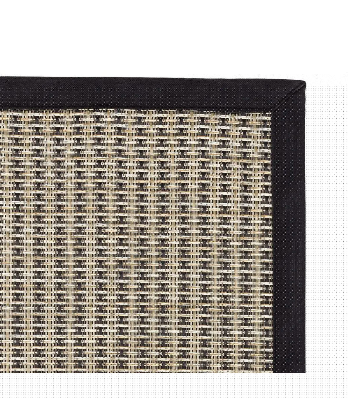 Wadiga Tapis De Couloir Noir Et Beige 60x200cm