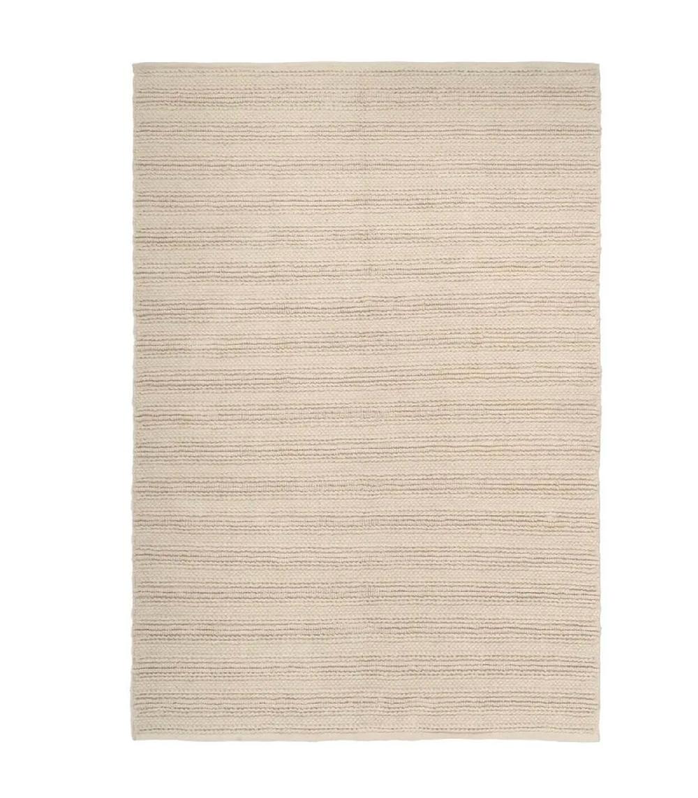 wadiga Tapis en coton tressé beige 140x200cm