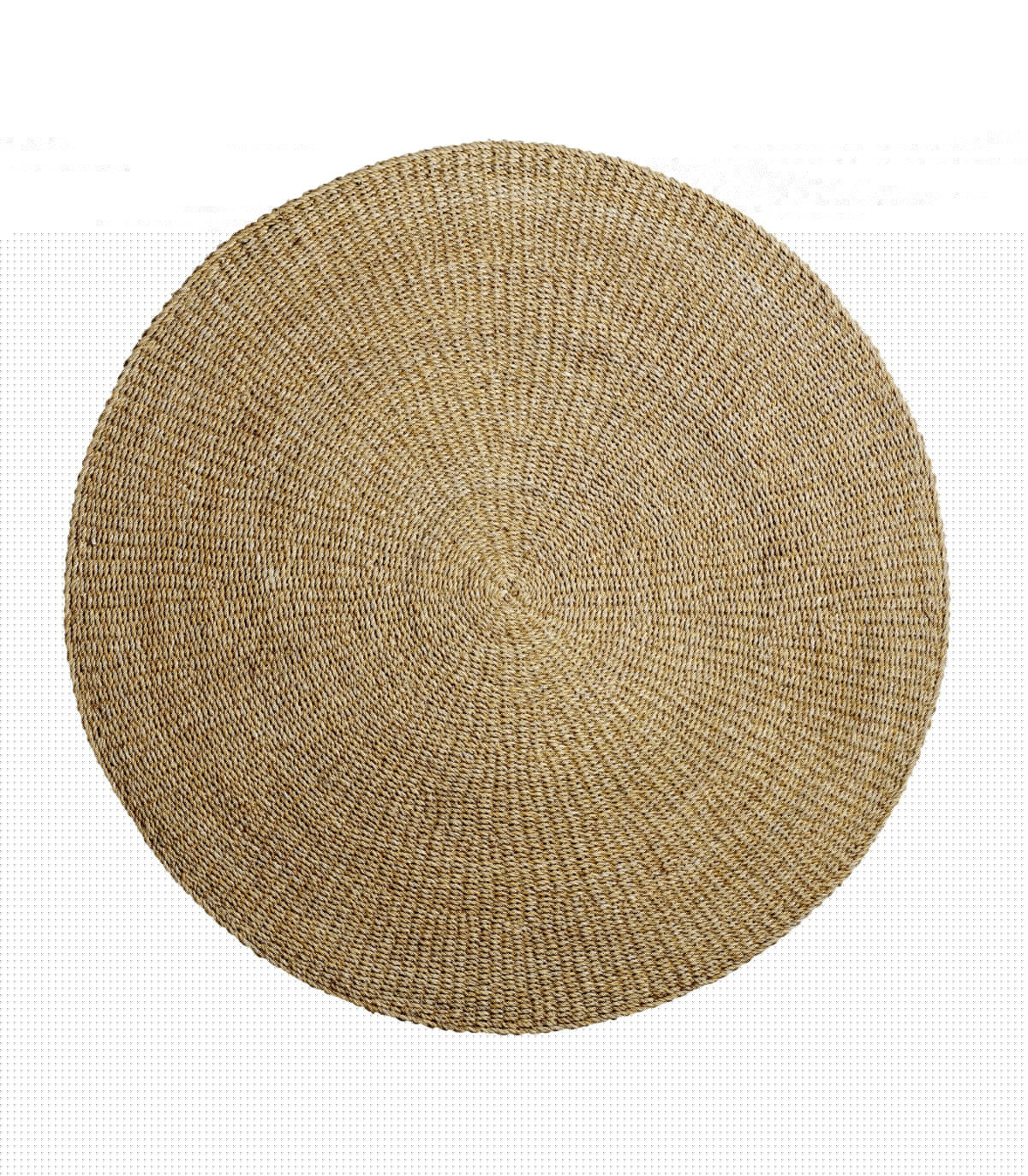 wadiga Tapis en Rotin Rond - Diamètre 200cm
