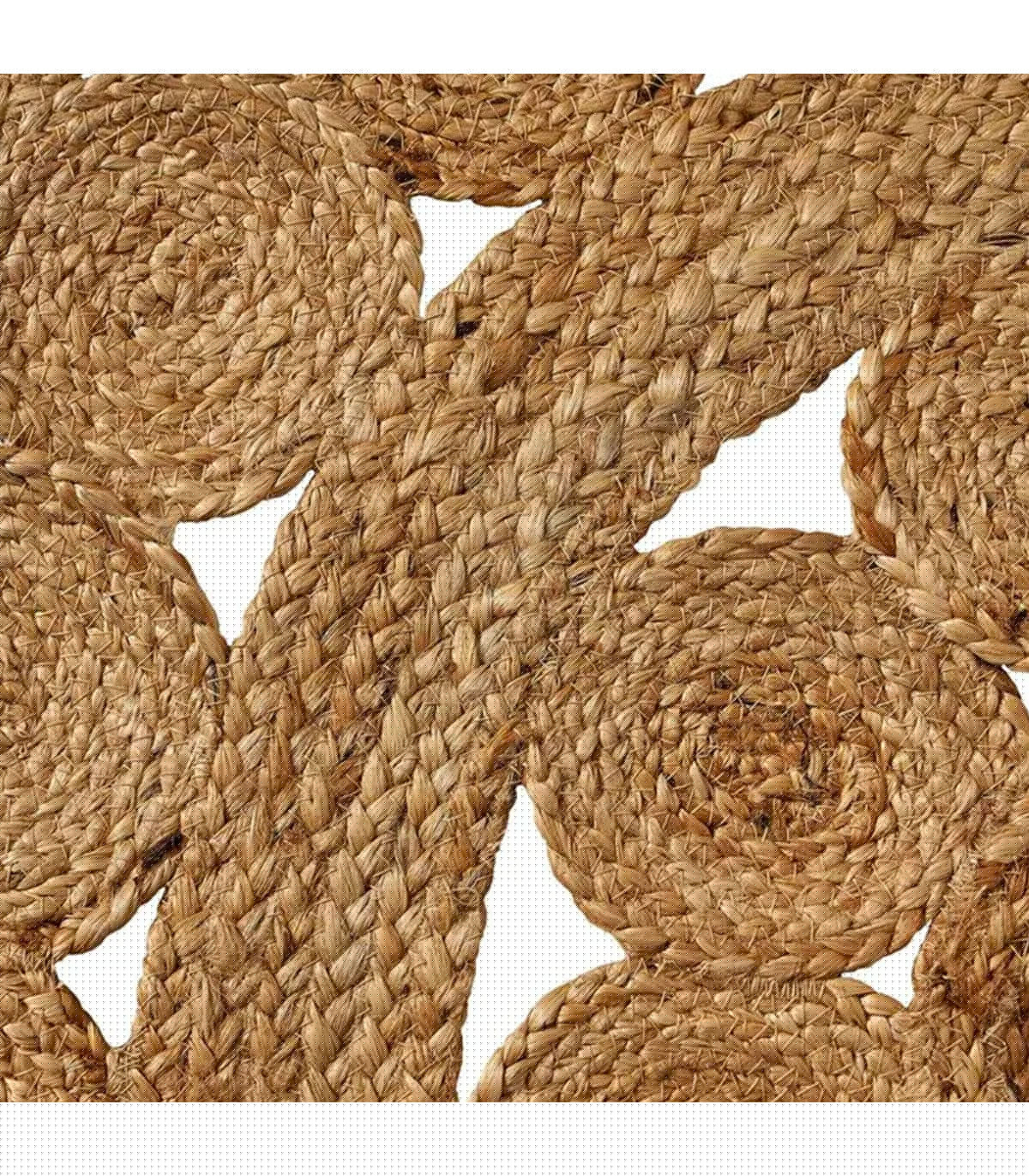 Wadiga Tapis Rond Déco Jute Diamètre 100cm