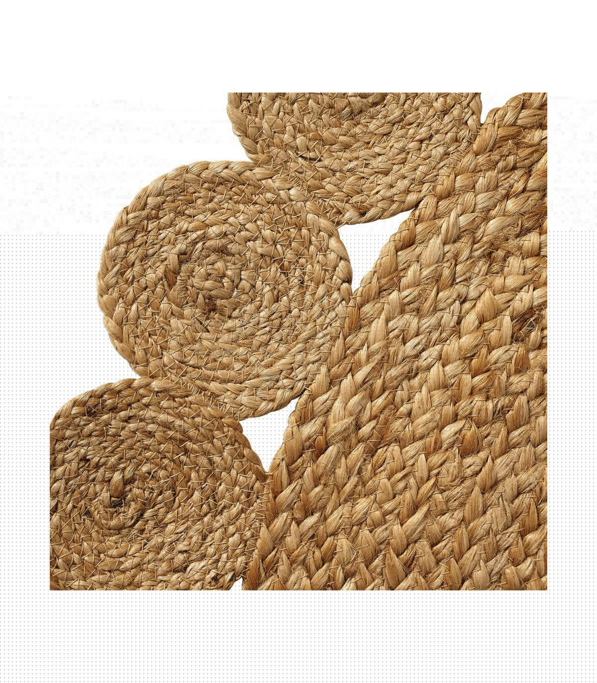 Wadiga Tapis Rond Déco Jute - Diamètre 100cm