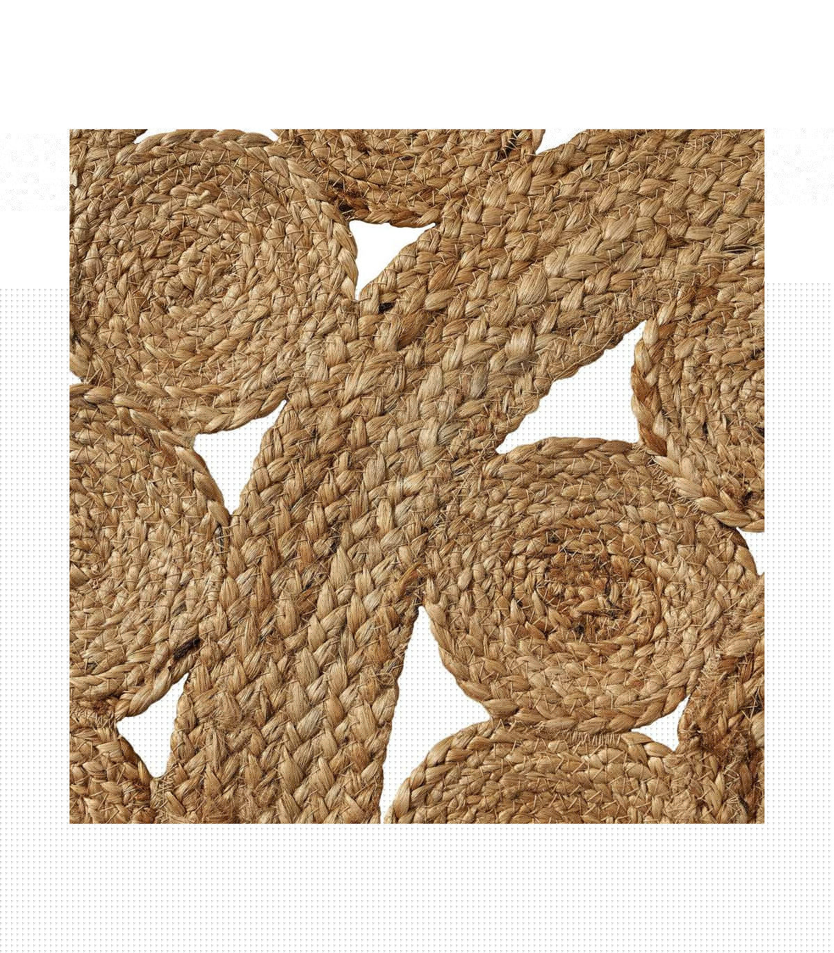 Wadiga Tapis Rond Déco Jute - Diamètre 120cm