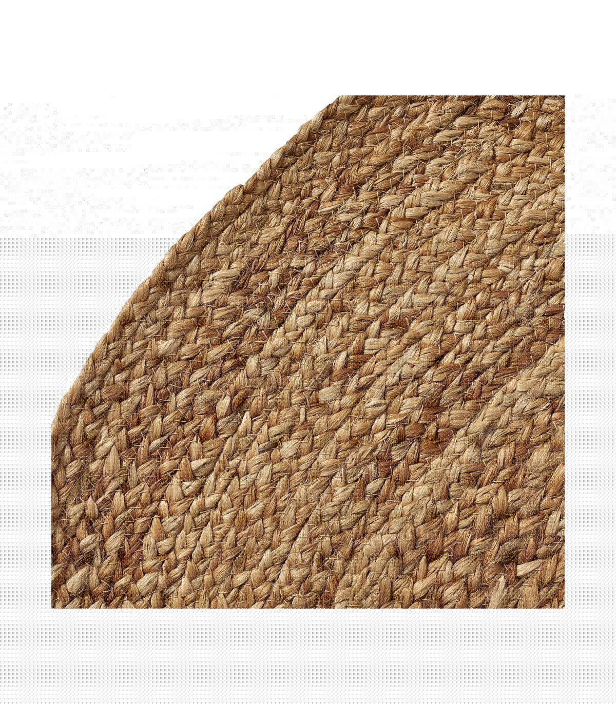 Wadiga Tapis Rond Jute - Diamètre 90cm
