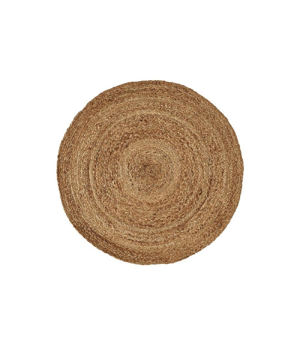 wadiga Tapis rond jute - diamètre 90cm