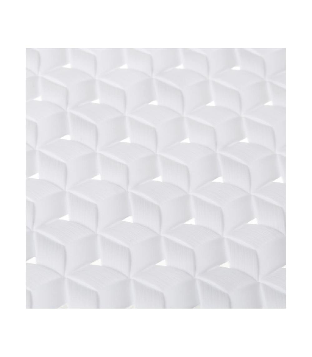 Wadiga Tapis Salle De Bain Antidérapant PVC Blanc