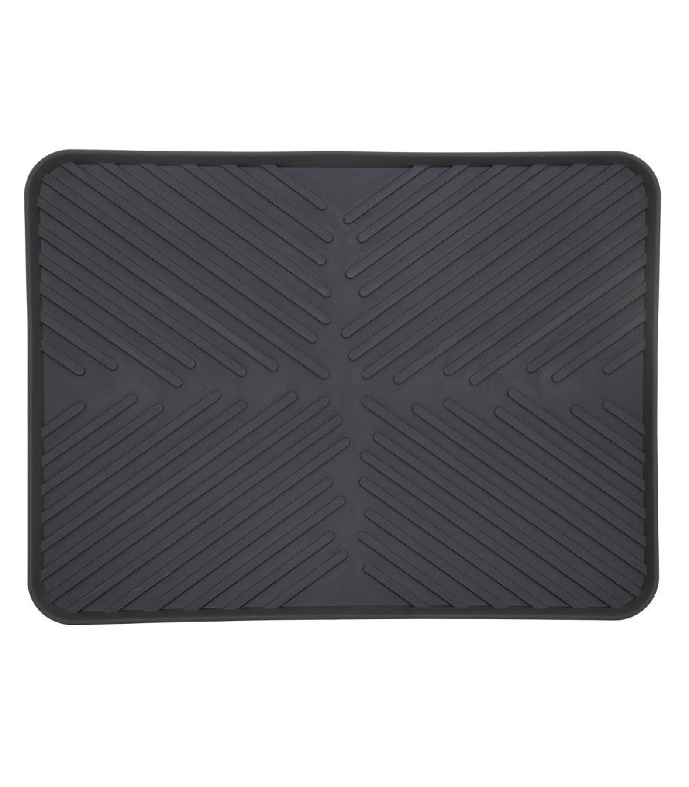 Wadiga Tapis Vaisselle Noir - 40.5x30.5x1.3cm