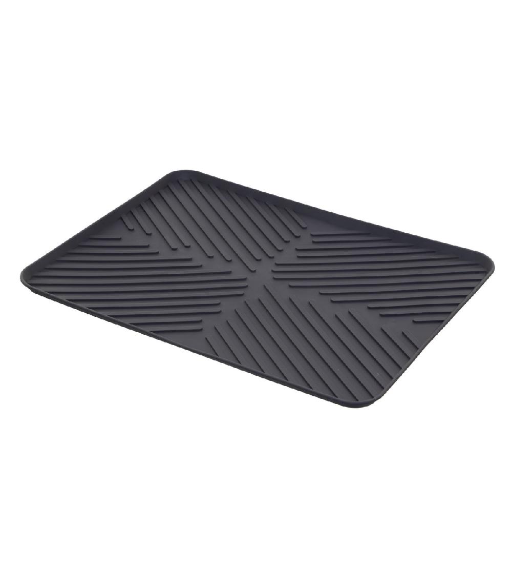wadiga Tapis vaisselle noir - 40.5x30.5x1.3cm