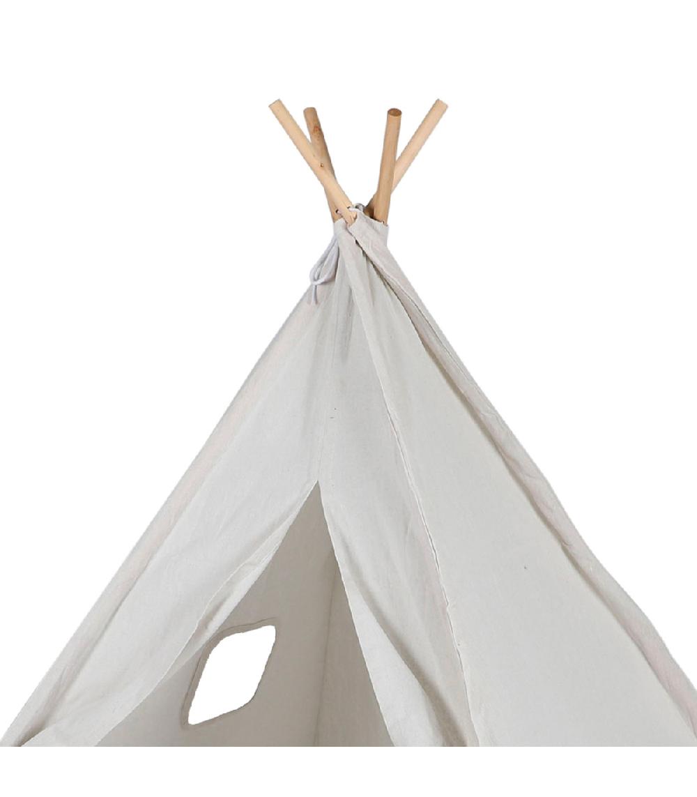 Wadiga Tente De Jeu Pour Enfant Tipi Blanc