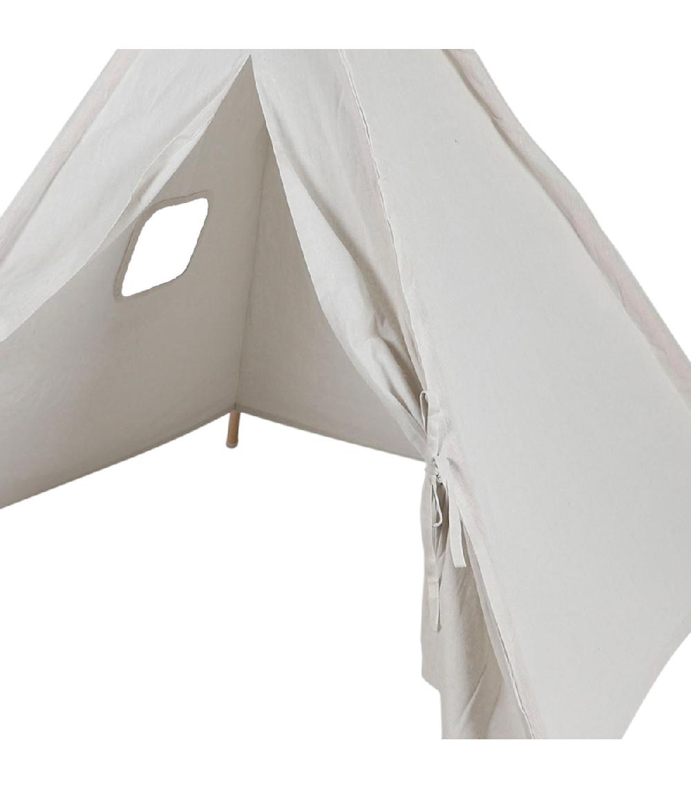 Wadiga Tente De Jeu Pour Enfant Tipi Blanc