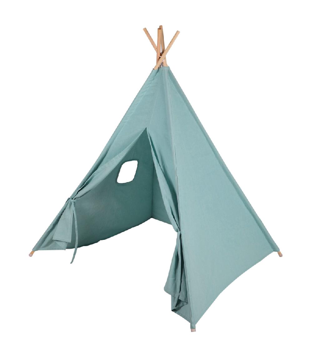 wadiga Tente de jeu pour enfant tipi bleu
