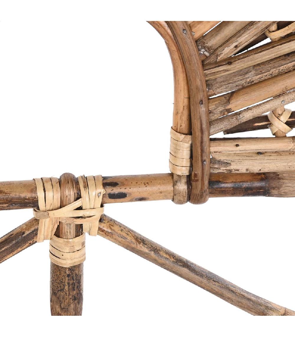 Wadiga Tête De Lit Demi-lune Rotin 176x3x127cm