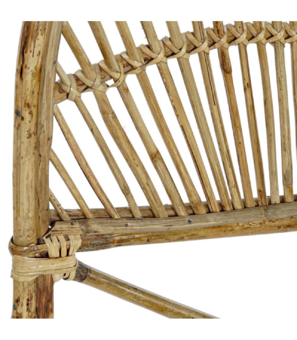 Wadiga Tête De Lit Demi-lune Rotin - 180cm