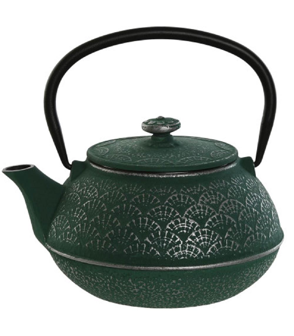 wadiga Théière en fonte verte 800ml